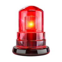 Red Siren on Transparent Background png