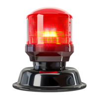Red Siren on Transparent Background png