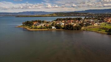 Aerial view of Lake Illawarra photo