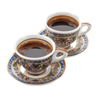 Tea Cups on Transparent Background png