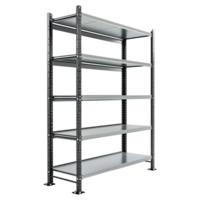 Steel Shelf on Transparent Background png