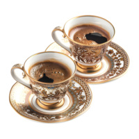 Tea Cups on Transparent Background png