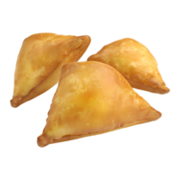 Indian Samosa on Transparent Background png