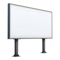 Street Billboard Mockup on Transparent Background png