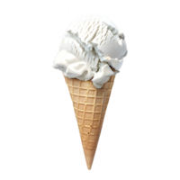 gelo creme cone em transparente fundo png