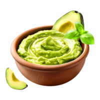 Avocado Hummus auf transparent Hintergrund png