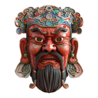 Chinese Traditional Mask on Transparent Background png