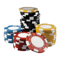 Casino Chips on Transparent Background png