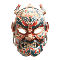 kinesisk traditionell mask på transparent bakgrund png