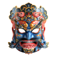 kinesisk traditionell mask på transparent bakgrund png