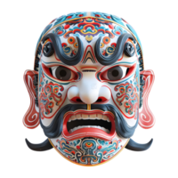 Chinese Traditional Mask on Transparent Background png