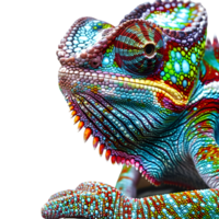 panthère caméléon sur transparent Contexte png