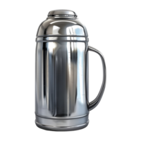 Steel Water Bottle on Transparent Background png