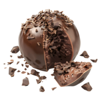 Schokolade Bälle auf transparent Hintergrund png