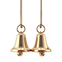 Christmas Bells Colorful on Transparent Background png