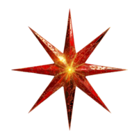 bunt Star auf transparent Hintergrund png