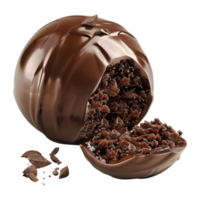 chocolate pelotas en transparente antecedentes png