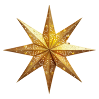 Colorful Star on Transparent Background png