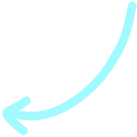 blue arrow element png