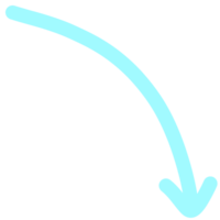 blue arrow element png