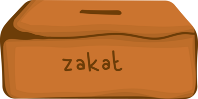 Illustration of paying zakat Ramadan before Eid Mubarak png