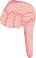 Hand Pose zeigen Richtung png