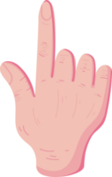 hand pose pointing direction png