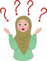 Questioning people women png