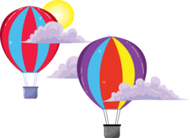 vlak heet lucht ballon png