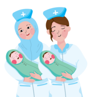 International midwives day illustration png