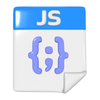 Javascript File 3D Illustration Icon png