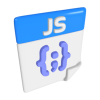 Javascript File 3D Illustration Icon png