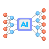 Maschine Lernen 3d Illustration Symbol png