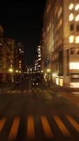 schöne Luftdrohnen-Hyperlapse-Ansicht der urbanen modernen Stadt video