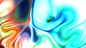 Abstract Colorful Galactic Sacral Liquid Ink Waves Texture Background. video