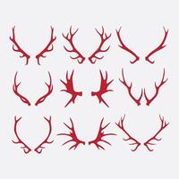 antlers deer and reindeer horns image vector