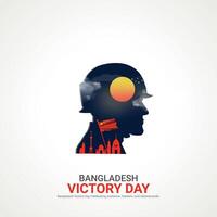 bangladesh victory day. bangladesh victory day creative ads design december 16. , 3D illustration. vector