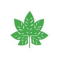 Green leaf. Leaves icon on isolated background. Collection green leaf. Elements design for natural, eco, vegan, bio labels vector