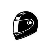 Motorcycle helmet icon set. Racing team helmet illustration vector