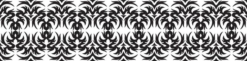 étnico frontera ornamento modelo. geométrico oriental sin costura modelo. Clásico elemento ilustración. barroco floral azteca tribal. diseño para marco, textil, tela, ropa, alfombra, antecedentes. vector