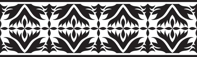 étnico frontera ornamento modelo. geométrico oriental sin costura modelo. Clásico elemento ilustración. barroco floral azteca tribal. diseño para marco, textil, tela, ropa, alfombra, antecedentes. vector