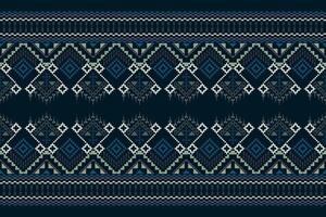 cloth dress carpet curtains and sarong Aztec African Indian Indonesian.Traditional navy blue geometric ethnic pattern design in , illustration. Textiles vector