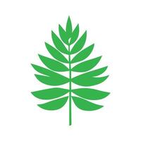 Green leaf icon. Leaves icon on isolated background. Collection green leaf. Elements design for natural, eco, vegan, bio labels vector