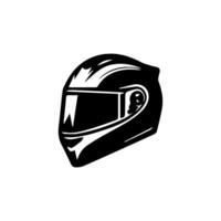 motocicleta casco icono colocar. carreras equipo casco ilustración vector