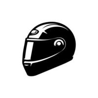 Motorcycle helmet icon set. Racing team helmet illustration vector