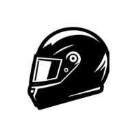 motocicleta casco icono colocar. carreras equipo casco ilustración vector