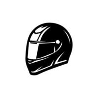 Motorcycle helmet icon set. Racing team helmet illustration vector