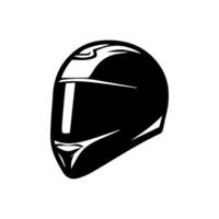 motocicleta casco icono colocar. carreras equipo casco ilustración vector