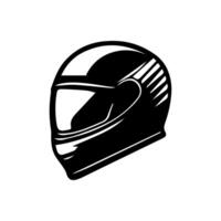 motocicleta casco icono colocar. carreras equipo casco ilustración vector