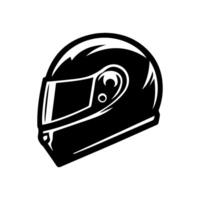 motocicleta casco icono colocar. carreras equipo casco ilustración vector